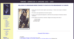 Desktop Screenshot of faminegenocide.com