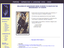 Tablet Screenshot of faminegenocide.com